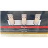 Image 3 : BOX OF ELECTRICAL OUTLETS, SWITCHES, COVER PLATES AND MORE  WITH CHROME VANITY LIGHT