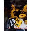 Image 2 : LOT OF DEWALT 12V AND 18V TOOLS WITH 2 12V BATTERIES AND CHARGER PLUS 18V BATTERY