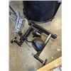 Image 2 : METAL FOLDING SANDWICH BOARD WITH BIKE CAGO RACKS EXERCISE BIKE ATTACHMENT AND SIDE MIRROR