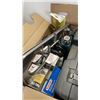 Image 2 : BOX OF CRAFTSMAN DRILL SET, HEAT GUN, BBQ BURNER AND MORE
