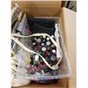 Image 2 : BOX OF HANDBAGS AND NAIL POLISH