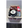 Image 1 : TRAY FO COLLECTIBLES, BINOCULARS, CDS