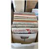 Image 2 : VICTROLA PORTABLE RECORD PLAYER AND BOX OF RECORDS