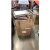 Image 1 : LARGE BOX OF ESTATE GOODS AND PROJECTOR STAND
