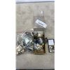 Image 1 : LOT OF COSTUME JEWELRY AND STERLING SILVER BROACH