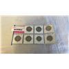 Image 1 : 7 CANADIAN LOW MINTAGE 50 CENT COINS 1968-1974