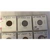 Image 2 : 7 CANADIAN 1947 AND 1947 M/L COINS - 1947 QUARTER AND DIME .800 SILVER, PLUS NICKEL AND PENNY