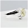 Image 2 : STERLING SILVER 8.15MM X 8.2MM NATURAL LEMON QUARTZ (1.72CTS) RING, W/A $440.00, SIZE 7