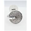 Image 2 : STERLING SILVER CZ RING, RETAIL $300.00, SIZE 6.5