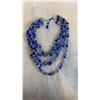 Image 1 : RARE VINTAGE 1950'S 6 STRAND GLASS BEAD NECKLACE, MARKED JAPAN