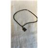 Image 1 : CARVED BLACK TURTLE PENDANT NECKLACE