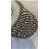 Image 2 : HUGE VINTAGE RHINESTONE NECKLACE AND PAIR OF DANGLE EARRINGS