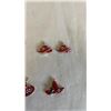 Image 8 : COLLECTION OF RED HAT PENDANT, CHARMS, AND EARRING WITH BUTTERFLY BROOCH