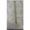 Image 2 : LOT OF GOLD TONE JEWELRY SOME STAMPED 18K