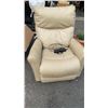 Image 1 : LEATHER LOOK POWER RECLINER ARMCHAIR - WORKING