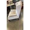 Image 2 : TUFTED WINGBACK CHAIR