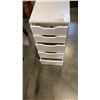 Image 8 : 2 STORAGE UNITS BOTH 5 DRAWER BLUE AND WHITE
