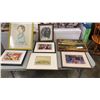 Image 1 : 6 SIGNED PRINTS AND VANOUVER WOOD PLAQUE CLOCK