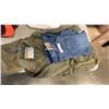 Image 2 : LULULEMON HANDBAG AND PATTY HANDBAG WITH GARAGE JACKET WITH 2 PAIRS OF JEANS