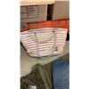 Image 7 : LULULEMON HANDBAG AND PATTY HANDBAG WITH GARAGE JACKET WITH 2 PAIRS OF JEANS