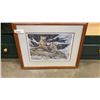 Image 1 : LARGE FRAMED PRINT "FIRST WINTER" SIGNED BY RN CONDON PP821/950