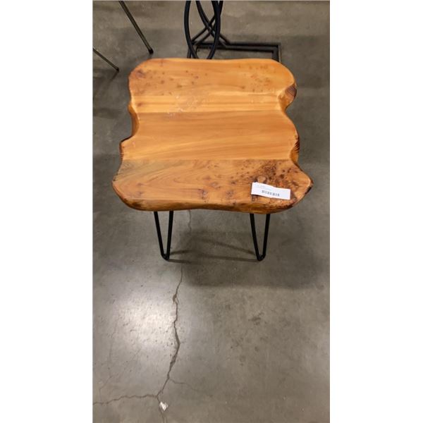 WOOD SLAB ENDTABLE