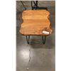 Image 1 : WOOD SLAB ENDTABLE