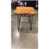 Image 2 : WOOD SLAB ENDTABLE