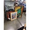 Image 1 : 2 PAINTINGS AND PRINT
