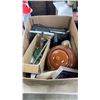 Image 2 : 2 BOXES ESTATE GOODS AND KITCHEN ITEMS, COLLECTIBLES