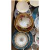 Image 2 : 7 MATCHING CHINA CUPS AND SAUCERS INCLUDING ROYAL ALBERT, MIKASA SALT AND PEPPER SHAKERS AND MISMATC
