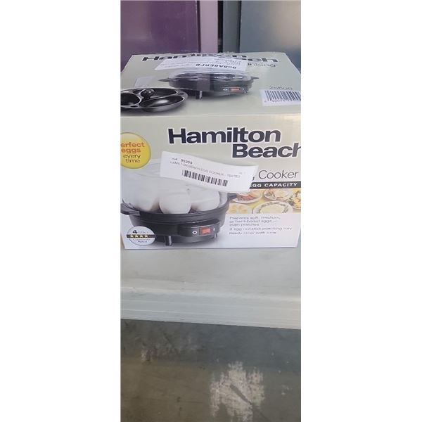 HAMILTON BEACH EGG COOKER - TESTED WORKING, RETAIL $36