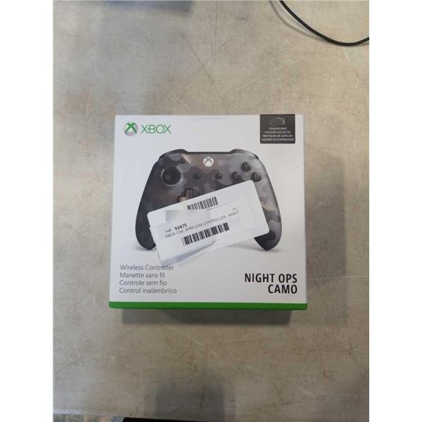 XBOX ONE WIRELESS CONTROLLER , NIGHT OPS CAMO - TESTED WORKING, RETAIL $169