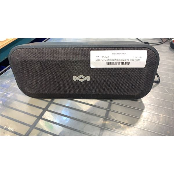 MARLEY EM-JA017SB NO BOUNDS XL BLUETOOTH WATERPROOF SPEAKER TESTED AND WORKING, RETAIL $149