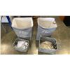 Image 1 : GREY HAMPERS AND STORAGE BINS