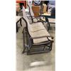 Image 8 : MALLIN 4 PIECE PATIO SET - ROCKING LOVESEAT, 2 SWIVEL CHAIRS AND OTTOMAN