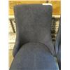 Image 3 : 2 AS NEW WHI BLUE SIDE CHAIRS, RETAIL $380