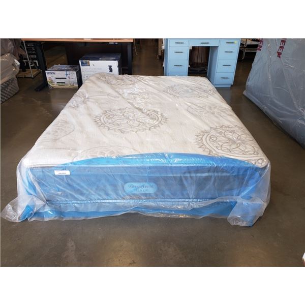 QUEENSIZE BEAUTYREST SILVER LANGSTAFF MATTRESS