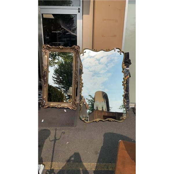 2 LARGE MIRRORS