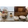 Image 1 : LOT OF CHINA, COLLECTOR PLATES, DOME CLOCK
