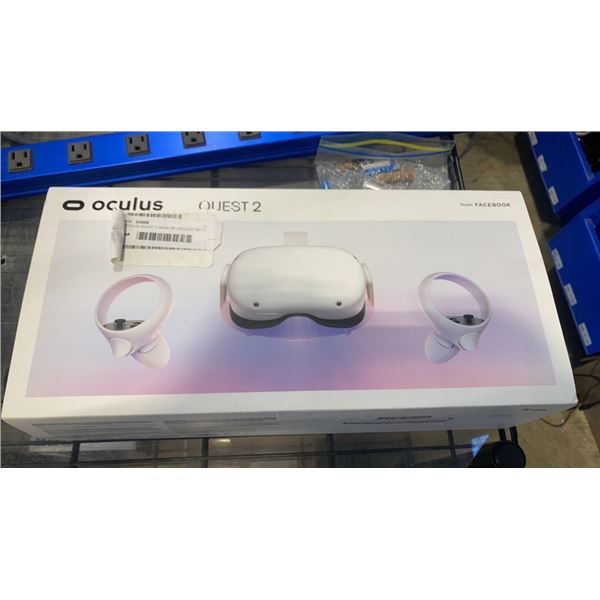 OCULUS QUEST 2 64GB VR HEADSET WITH CONTROLLERS - TESTED WORKING, RETAIL $529