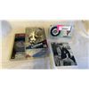 Image 1 : TREVOR LINDEN ROOKIE CARD AND PUCK IN FRAME, LINDEN FIGURE, AND CANUCK TEAM SET