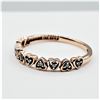 Image 2 : 10KT. ROSE GOLD DIAMOND HEARTS RING, 10 DIAMONDS (0.10CTS), W/A $745.00, SIZE 6.75