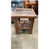 Image 2 : RUSTIC WOOD END TABLE