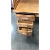 Image 2 : OAK ROLLTOP DESK WITH KEY