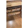 Image 8 : OAK ROLLTOP DESK WITH KEY