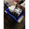 Image 2 : AMERICAN ATELIER DISHES, TOASTER, COFFEE MAKER, BATH PILLOWS