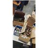 Image 1 : 4 BOXES ESTATE GOODS, MINIATURE LIQUOR BOTTLES