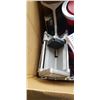 Image 2 : 2 BOXES OF KITCHEN ITEMS, FRENCH FRY PRESS, CANNISTERS, MUGS