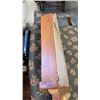 Image 3 : OAK FRAMED MIRROR AND DECORATIVE METAL 52" CANDLE STAND